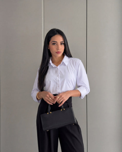 Camisa Elástica Antiarrugas – Elegancia y Comodidad Todo el Día